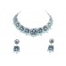 Necklace Earrings Set Silver 925 Sterling Enamel Color Women Handmade India C32